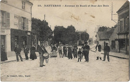 Delcampe - 92   Nanterre  - Avenue De Rueil  Et Rue  Des Bois - Nanterre