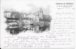 1901 - Vue De L'Ile-Barbe Près De Lyon (voir Expéditeur Bureau De Tabacs 4, Rue De L'Hôtel De Ville Lyon ) - Lyon 9