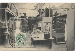 Delcampe - 93    Pantin   Distillerie   Delizy  Et  Doistau  - Laboratoire - Pantin