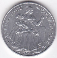 Polynésie Française . 5 Francs 1994, En Aluminium - French Polynesia