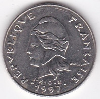 Polynésie Française. 20 Francs 1997, En Nickel - Frans-Polynesië