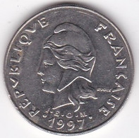 Polynésie Française. 20 Francs 1997, En Nickel - Französisch-Polynesien
