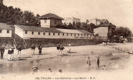 83 LA SEYNE SUR MER LES SABLETTES LA PLAGE ANIMEE MARINS - La Seyne-sur-Mer