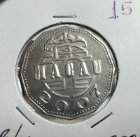 MACAU 5 PATACAS 2007 KM# 56 UNC/BU SOB. (G#13) - Macao