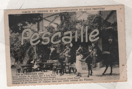 Delcampe - 01 AIN - CP ANIMEE COMITE DE DEFENSE ET CONSERVATION DU VIEUX PEROUGES - SCENE EXTRAITE DU FILM LES TROIS MOUSQUETAIRES - Pérouges