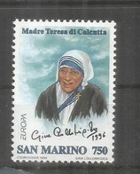 SAN MARINO MADRE TERESA DE CALCUTA PREMIO NOBEL PAZ - Moeder Teresa