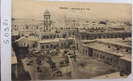 Cpa,TRIPOLI Panorama De La Ville "Souvenir De Tripolie De Barbarie" , Non écrite - Libia