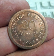 CAPE VERDE 20 CENTAVOS 1930 KM# 3 (G#13) - Cap Vert