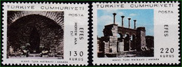 1967 Türkei  Mi: 2063+2064** / Y&T: 1841+1842** Mariengrotte Und Ruinen Von Ephesus, Papstbesuch In Istanbul Und Ephesus - Unused Stamps