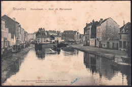 +++ CPA - MOLENBEEK - Quai De Mariemont - Péniche  // - Molenbeek-St-Jean - St-Jans-Molenbeek