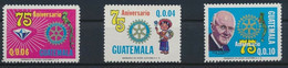 Guatemala 1980 Rotary  Minerals Mineraux Diamond Diamant MNH - Minéraux
