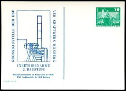 DDR PP16 B2/004a Privat-Postkarte KRAFTWERK BOXBERG 1975  NGK 3,00 € - Private Postcards - Mint