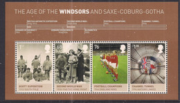 GB 2012 QE2 Age Of The  Windsor M/S 3270 UMM ( L422 ) - Hojas & Múltiples