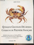 Quelques Crustacés Décapodes Communs De Polynésie Française (Rapport Scientifique Du Service Mixte De Surveillance Radio - Animaux