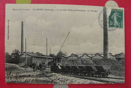 Carte Postale. Mayenne 53. Le Genest. La Nouvelle Usine Métallurgique. Le Tracteur. Train Wagonnet. Mines De La Lucette - Le Genest Saint Isle