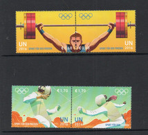 OLYMPICS -  UNITED NATIONS/ VIENNA  - 2016 - RIO DE JANEIRO  OLYMPICS SET OF 4  MINT NEVER  HINGED - Eté 2016: Rio De Janeiro