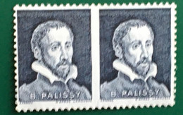 Paire Vignettes Expérimentales Pour La France N° PA 6 B. Palissy ⭐Erinnophilie, Stamp,Timbre,Label,Sticker--Bollo-Viñeta - Aviation