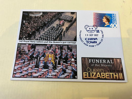 (1 K 52) Queen Elizabeth II Funeral - Monday 19 September 2022 - Royal Navy Sailors Pull Queen's Gun Carriage - Royalties, Royals