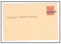 NEW ZEALAND - 1932 1d Red PSC Unused Overprinted 1/2d With Variety SURCHARGE DOUBLED. H&G 34a.   (**) - Brieven En Documenten