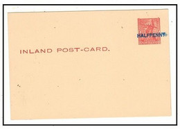 NEW ZEALAND - 1932 1d Red PSC Unused Overprinted 1/2d With Variety SURCHARGE DOUBLED. H&G 34a.   (**) - Lettres & Documents