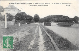 CARRIERES-sous-POISSY - Restaurant Hublet - J. HAYET, Successeurs - Panorama Des Ecluses - Carrieres Sous Poissy