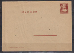 DDR Privatumschlag MiNo. PU 2 ** Ungebraucht " Drucksache " Wert-o 8Pf Karl Marx - Private Covers - Mint