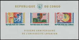 BL13**(526A/528A/531A) - 10e Anniversaire De L'Université Lovanium / 10e Verjaardag Van Universiteit Lovanium - CONGO - Nuevos