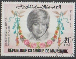 Mauritanie Mauritania - 1982 - Princesse De Galles - 77UM - Oblitéré - Mauritania (1960-...)
