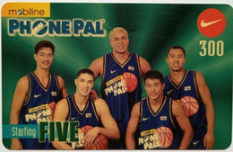 Philippines Mobiline Phonepal 300 Peso " Basketball " - Filippijnen