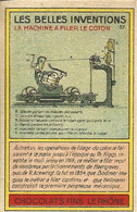 Chromo Les  Belles Inventions - Publicité Chocolat Le Rhône - La Machine à Filer Le Coton - Altri Apparecchi