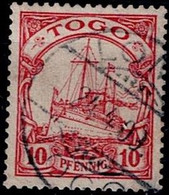Dt. Kolonie: Togo - Kaiseryacht SMY „Hohenzollern“ (MiNr: 9) 1900 - Gest Used Obl - Colonia: Togo