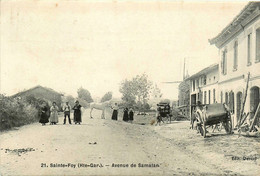 Ste Foy * Avenue De Samatan * Villageois * Moulin à Vent Molen - Other & Unclassified