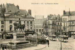 Orléans * La Place Du Martroi * Tram Tramways - Orleans