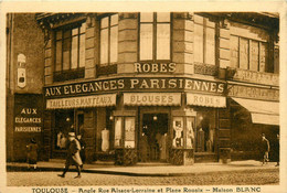 Toulouse * Angle Rue Alsace Lorraine Et Place Rouaix * Commerce Magasin Maison BLANC - Toulouse