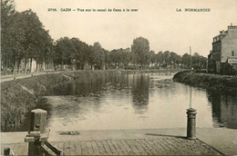 Caen * Vue Sur Le Canal De Caen à La Mer * Restaurant - Caen