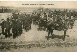 Militaria * Les Grandes Manoeuvres Du Nord Ouest * L'état Major * Militaires Officiers - Manoeuvres