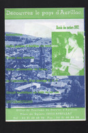 Aurillac (15 Cantal) Petit  Dépliant  Horaires SNCF 1997  (PPP39270) - Europa