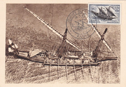 France - Journée Du Timbre 1957 Paris - Carte Maximum - Tag Der Briefmarke
