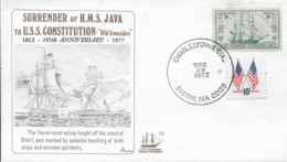 ETATS-UNIS - Yvert 1187 - Cad 29 Décembre 1977 CHARLESTOWN Town - Frigate Constitution - 200e Anniv Cook à HAWAI - Cartas & Documentos