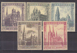 Y7222 - SAN MARINO Ss N°749/53 - SAINT-MARIN Yv N°704/08 ** ARCHITECTURE - Unused Stamps