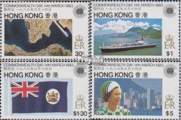 Hongkong 411-414 (kompl.Ausg.) Postfrisch 1983 Commonwealth Tag - Unused Stamps