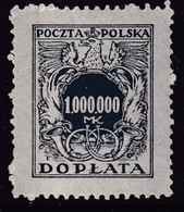 POLAND 1924 Postage Due Fi D62 Mint Never Hinged - Postage Due