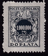 POLAND 1924 Postage Due Fi D62 Mint Never Hinged - Taxe