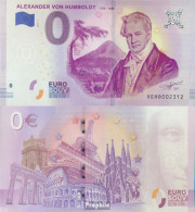 BRD (BR.Deutschland) Souvenirschein Alexander Von Humboldt Bankfrisch 2019 0 Euro Alexander Von Humboldt - Otros & Sin Clasificación