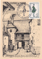 France - Journée Du Timbre 1967 Nemours - Carte Maximum - Stamp's Day