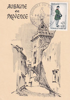 France - Journée Du Timbre 1967 Aubagne - Carte Maximum - Journée Du Timbre