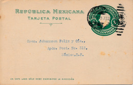 MEXICANA   POSTCART  1919  MORTGAGE & LOAN BANKING C°        2 AFBEELDINGEN - Mexico