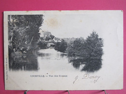 Visuel Très Peu Courant - 28 - Courville - Vue Des Canaux - Précurseur 1902 - R/verso - Courville