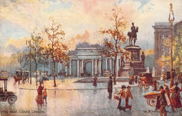 CPA - ENGLAND - LONDON - Hyde Park Corner - Car - Colored - W. MARHYM - Oilette - Hyde Park