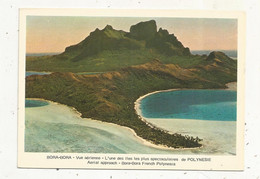 Cp,  POLYNESIE FRANCAISE, ÎLES SOUS LE VENT ,BORA-BORA ,vue Aérienne, Vierge - Polynésie Française